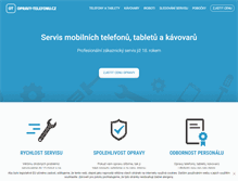 Tablet Screenshot of opravy-telefonu.cz